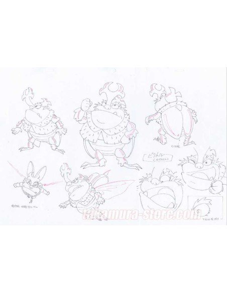 Hutch, the Honeybee original model sheet