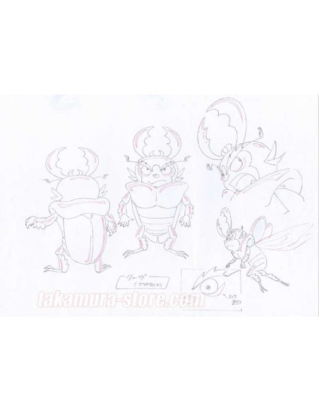 Hutch, the Honeybee original model sheet