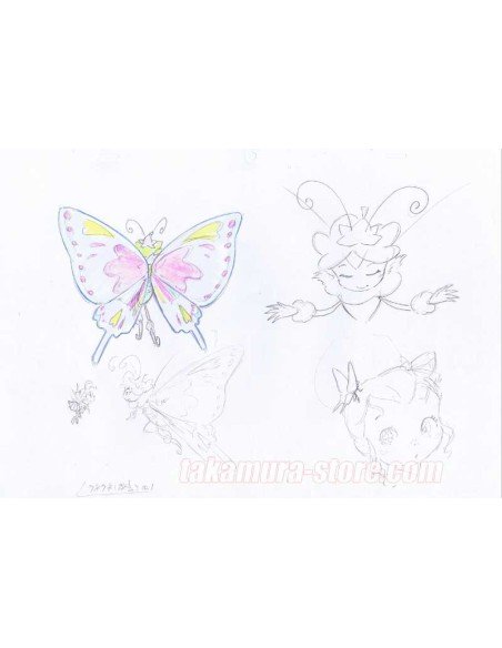 Hacou I'abeille model sheet original