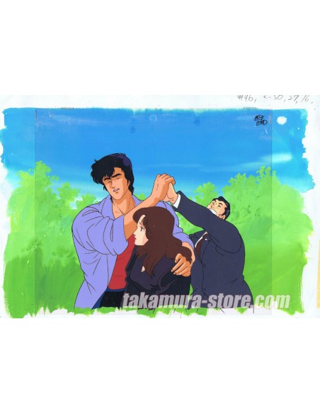 City Hunter anime cel