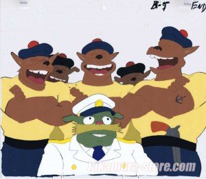 Sherlock Holmes anime cel