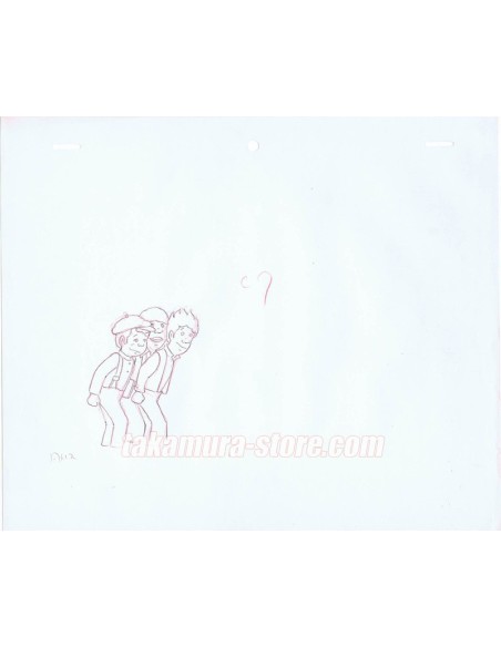 Les aventures d'Huckleberry Finn lot de crayonnés