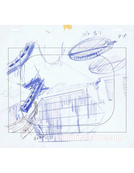 Captain Harlock original sketch