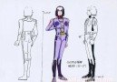 Captain Harlock Model Sheet anime cel