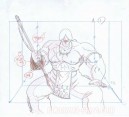 Dragon Ball set of original sketches