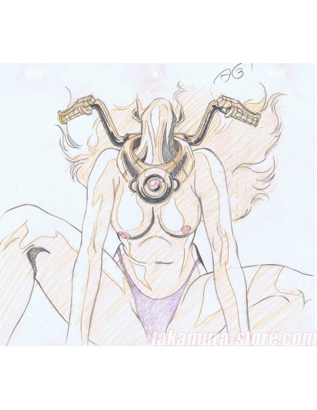 Midnight Eve Goku anime cel