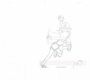 Pokemon/Pocket Monster set of 2 original sketches