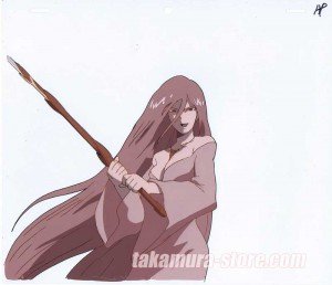 Queen Emeraldas anime cel
