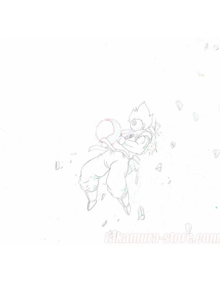 Dragon Ball Z crayonné original