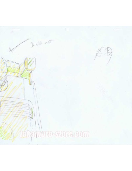 Battle Angel Gunnm crayonné original