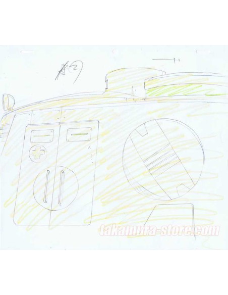 Battle Angel Gunnm crayonné original