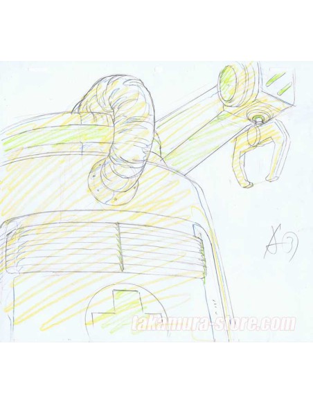 Battle Angel Gunnm crayonné original