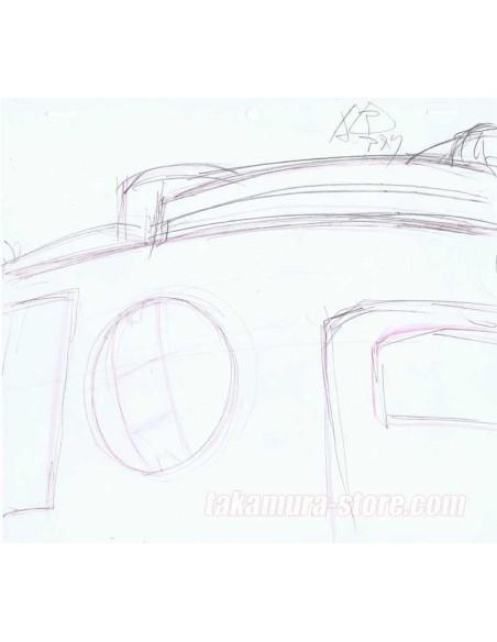 Battle Angel Gunnm crayonné original