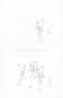 Bomber Man set of sketches