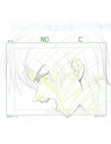 Vision of Tenku Escaflowne set of sketches