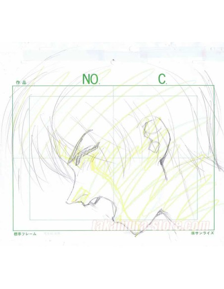 Vision of Tenku Escaflowne set of sketches