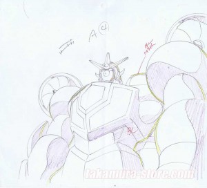 Getter Robo Go set of sketches