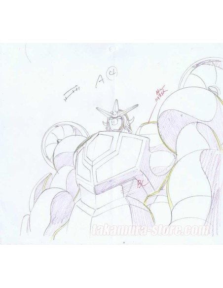 Getter Robo Go set of sketches