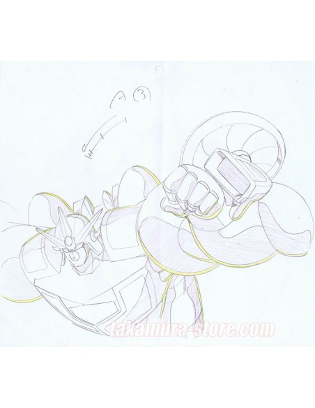 Getter Robo Go crayonné original