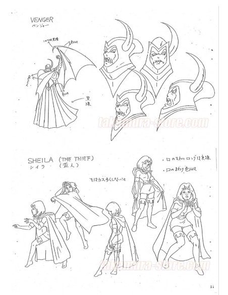 Dungeons & Dragons model sheets