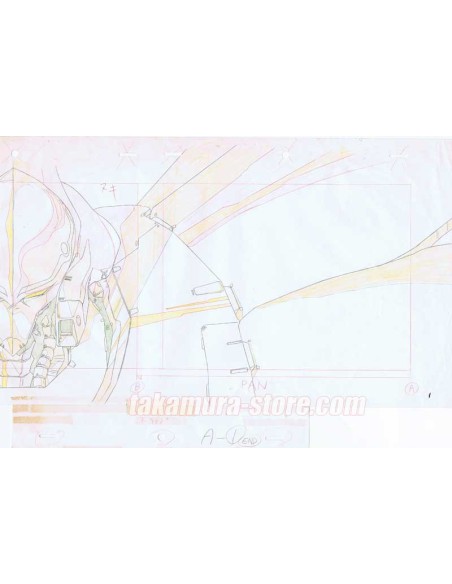 Dangaio lot de 2 crayonnés originaux