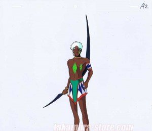 Yoroiden Samourai Troopers Anime cel