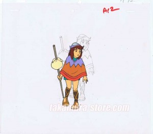 Adventures of Pepero the Andes Boy anime cel