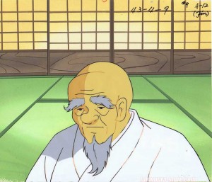 Ikkyu the Little Monk Anime cel