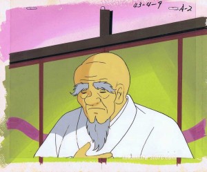 Ikkyu the Little Monk Anime cel