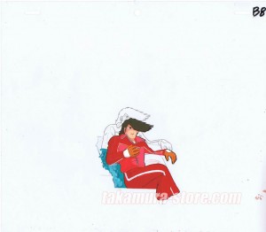 Captain Tsubasa anime cel