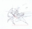 Dragon Ball set of 2 original sketches