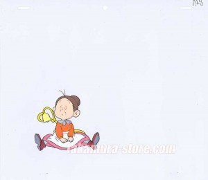 Spoon Oba-san anime cel
