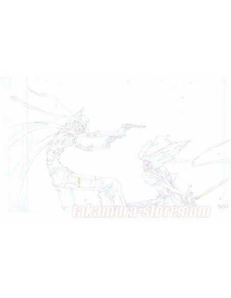 Afro Samurai crayonné 