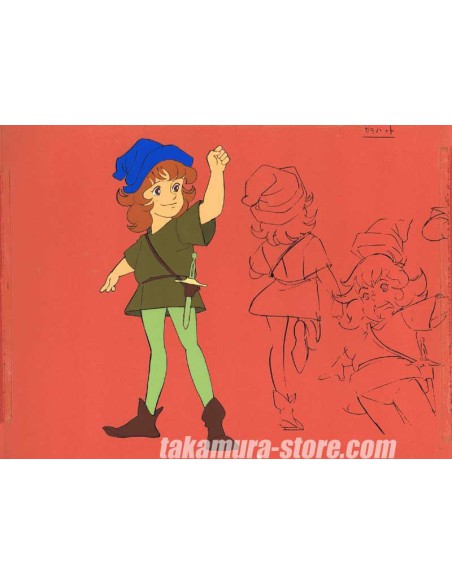 King Arthur and the Knights of the Round Table Anime Cel R1060