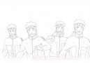 Naruto crayonné original