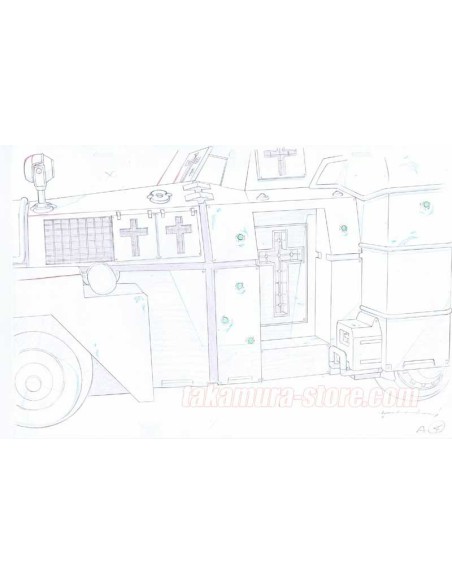 Vampire Hunter D: Bloodlust  crayonné original