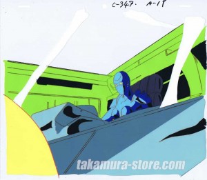 Space Cobra anime cel