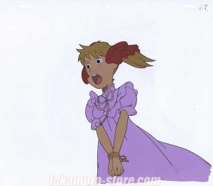 Peter Pan anime cel