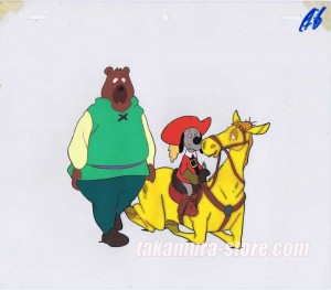 Woof-woof Three Musketeers anime cel