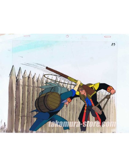 Treasure Island anime cel