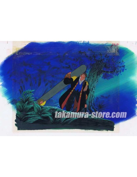 Treasure Island anime cel