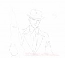 Wolf's Rain set of 2 sketches
