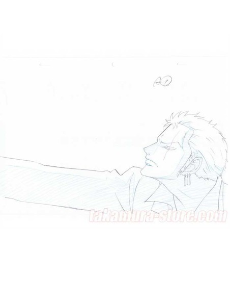 One piece lot de 2 crayonnés originaux