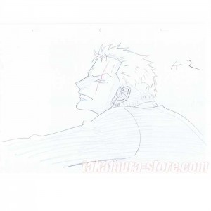 One piece lot de 2 crayonnés originaux