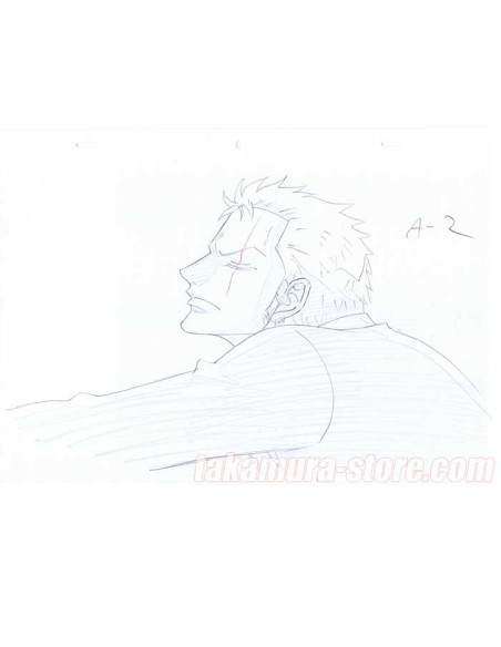 One piece lot de 2 crayonnés originaux