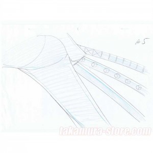 One piece lot de 2 crayonnés originaux