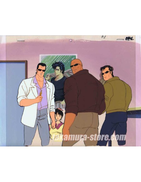 City Hunter anime cel