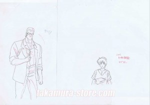 City Hunter anime cel