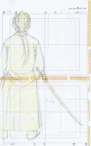 Kenshin OPENING Original layout sketches