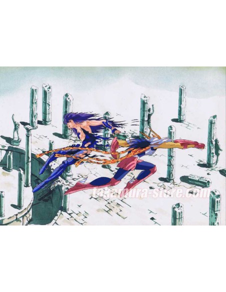 Saint Seiya anime cel